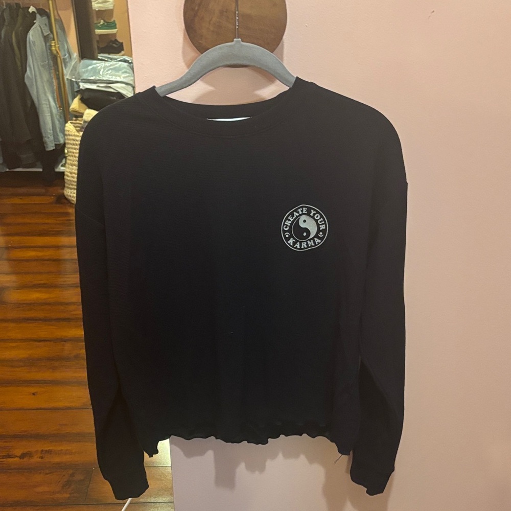 Spiritual Gangster Black Long Sleeve Tee